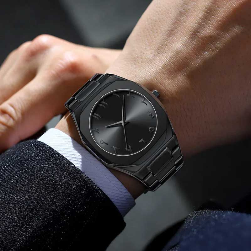 Black Aura Arabic Numeral Dial
