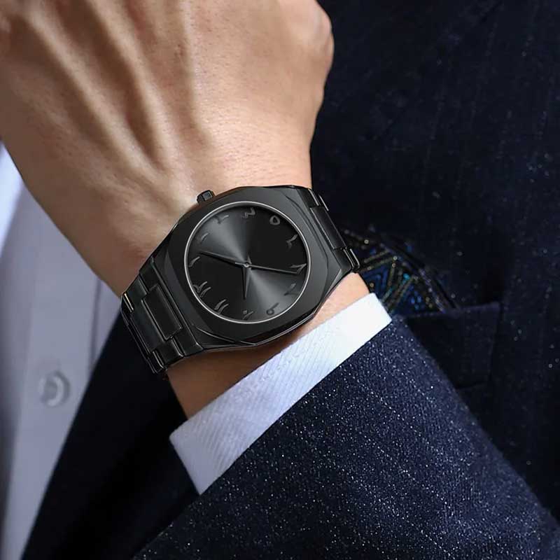 Black Aura Arabic Numeral Dial