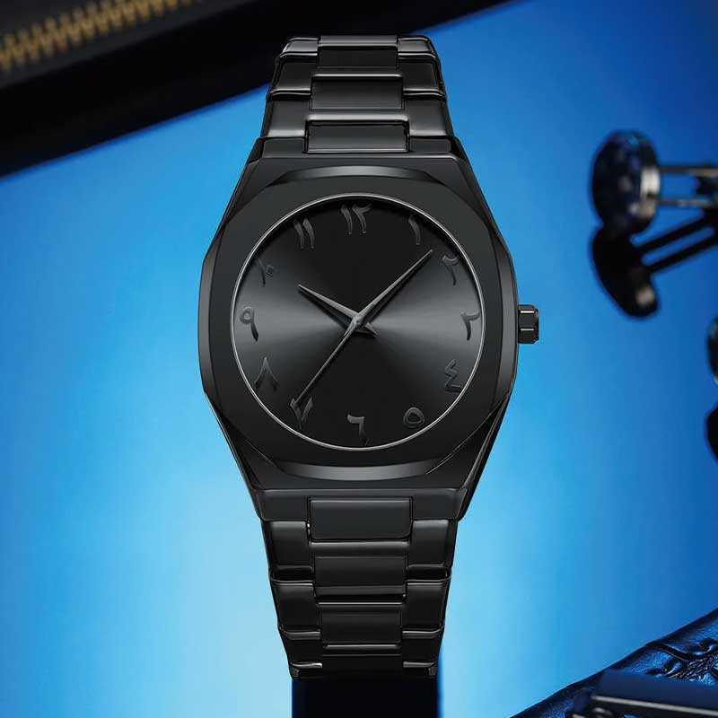 Black Aura Arabic Numeral Dial