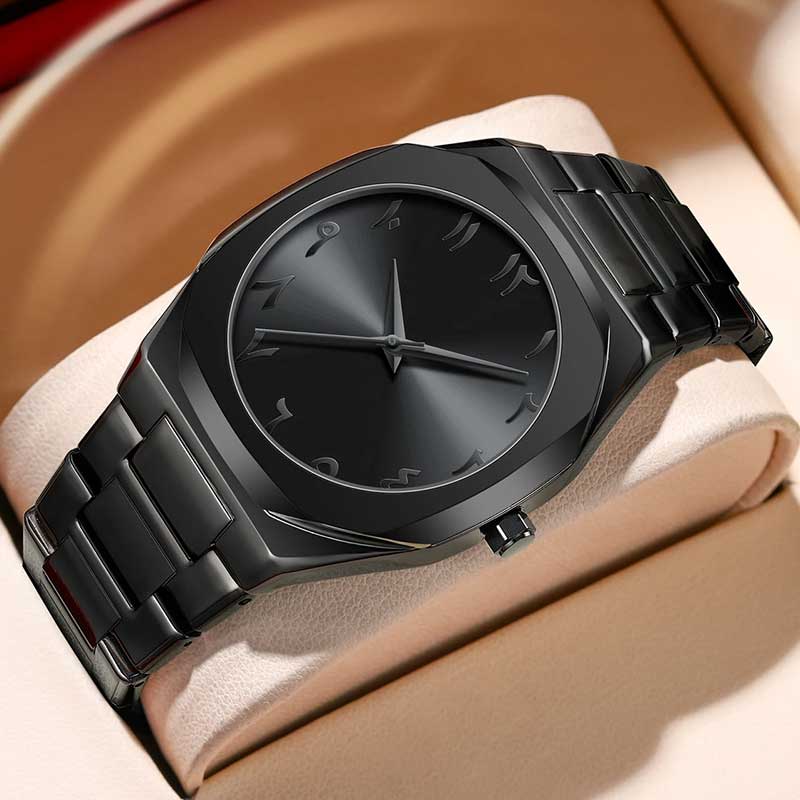 Black Aura Arabic Numeral Dial